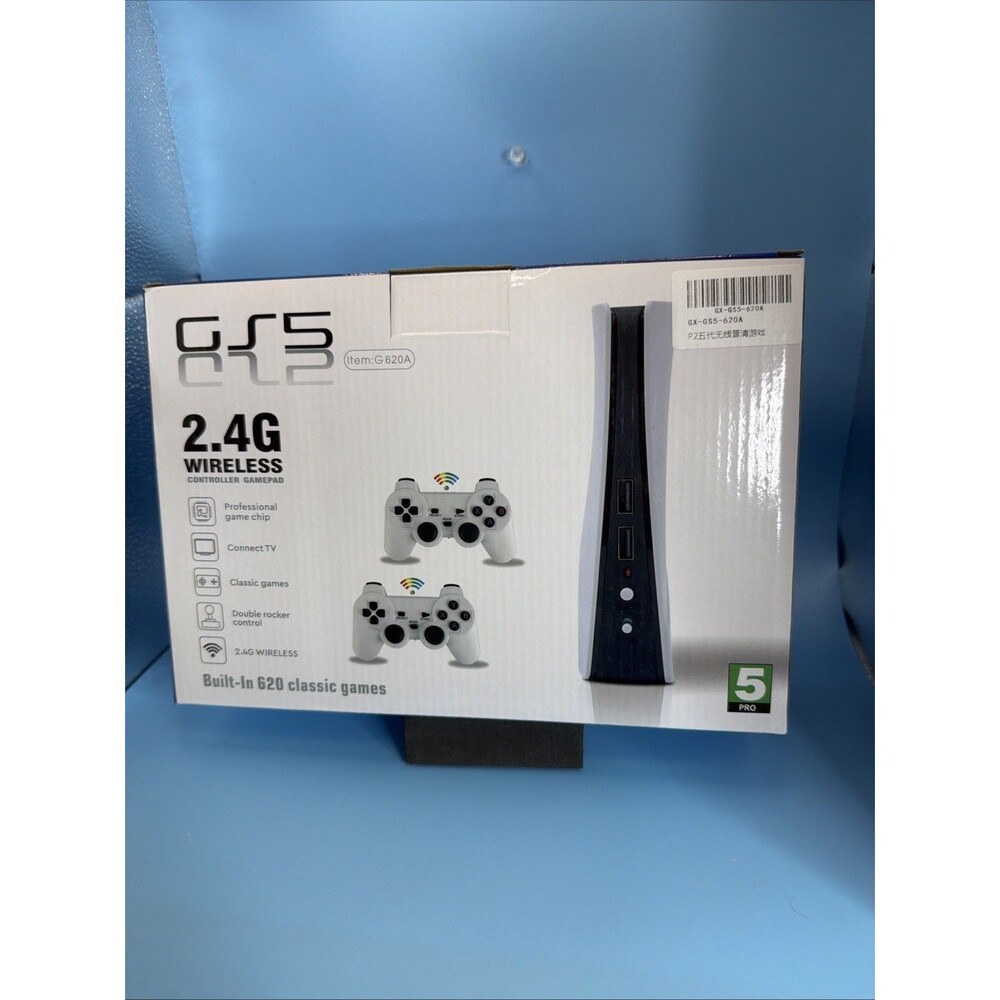 GS5 Game Console with 620 Built-in Classic Games  Brand New